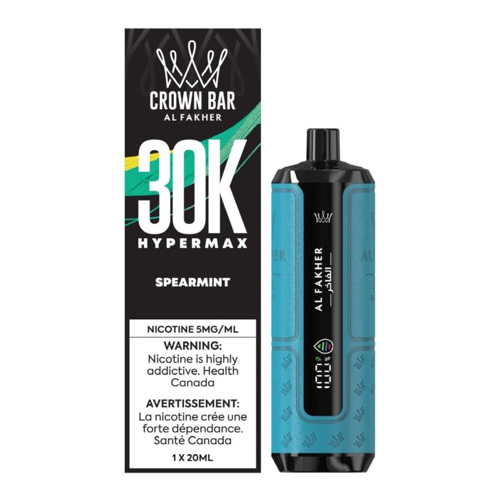 AL FAKHER CROWN BAR 30K MINT | Buy in Canada | Fast Shipping Vape It Off AL FAKHER CROWN BAR 30K MINT | Buy in Canada | Fast Shipping Vape It Off