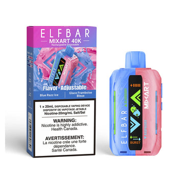 Elfbar Mixart 40k Blue Razz Ice