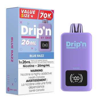 DRIP'N 70K Blue Razz