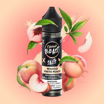 SALTBASE FLAVOUR BEAST WICKED WHITE PEACH