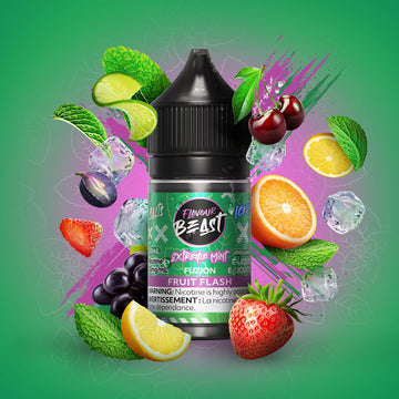 Flavour Beast Fuzion Extreme Mint Fuzion Fruit Flash Iced