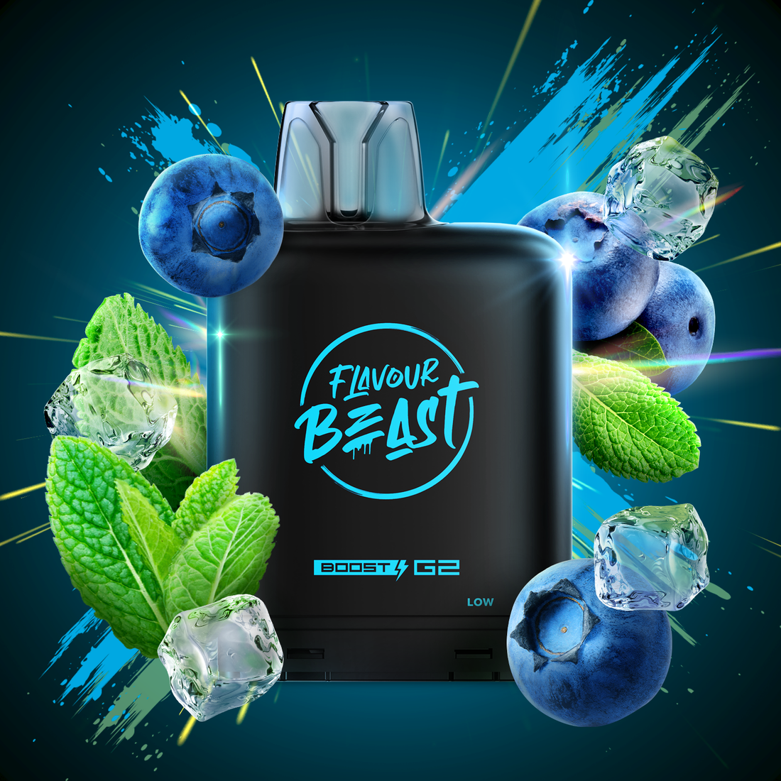 Level X Flavour Beast boost G2 - Blessed Blueberry Mint