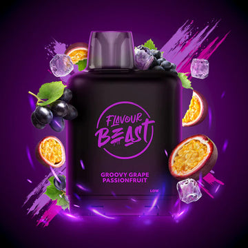 Level X Flavour Beast Boost G2 Groovy Grape Passionfruit Iced 20mg