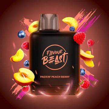 Level X Flavour Beast Boost G2 Packin Peach Berry 20mg