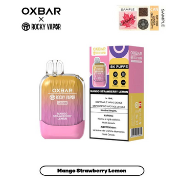 OXBAR 8000 MANGO StrawberryLEMON