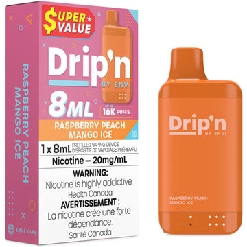 DRIP'N 16K Raspberry Peach Mango Ice
