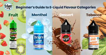 A Beginner's Guide to E-Liquid Flavour Categories: Fruit, Menthol, Dessert, Tobacco