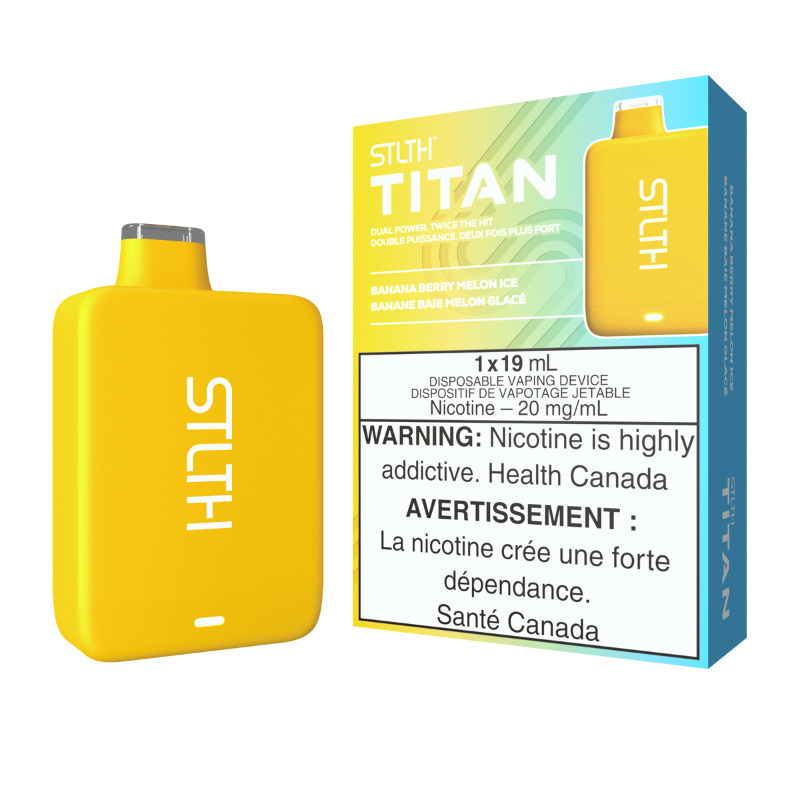 STLTH TITAN 10K Banana Berry Melon Ice