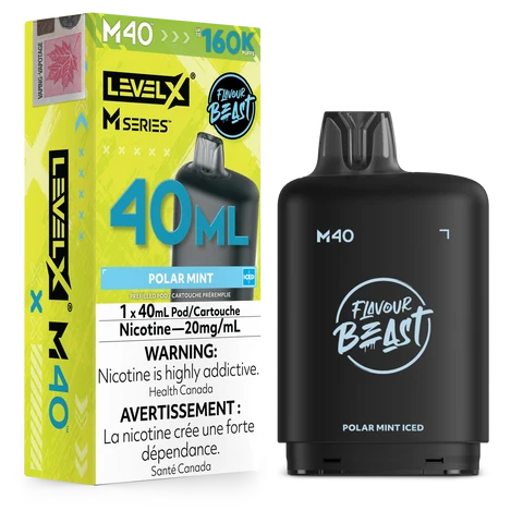 Level X M Series 40ml Pod 160K - Polar Mint Iced