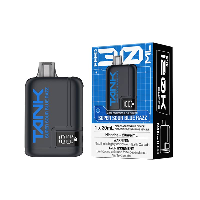 FEED TANK 120K - SUPER SOUR BLUE RAZZ