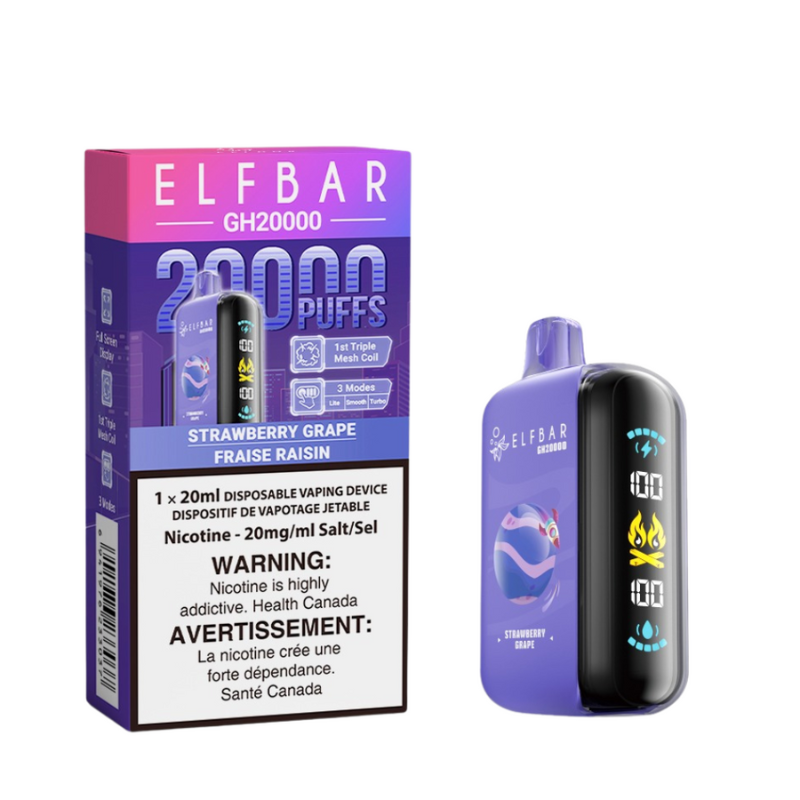 ELF BAR GH 20k STRAWBERRY GRAPE