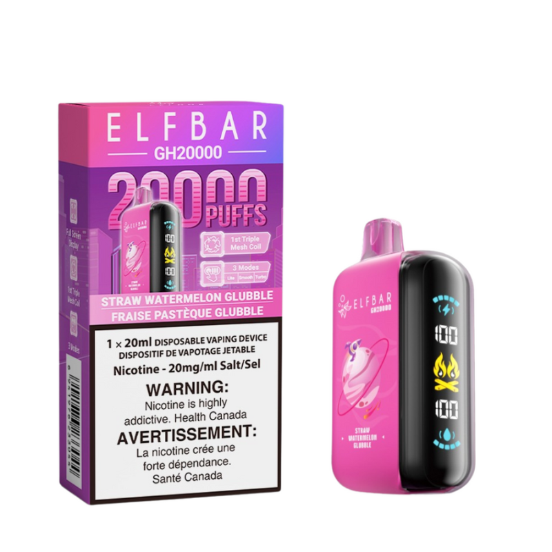 ELF BAR GH 20k STRAWBERRY WATERMELON GLUBBLE