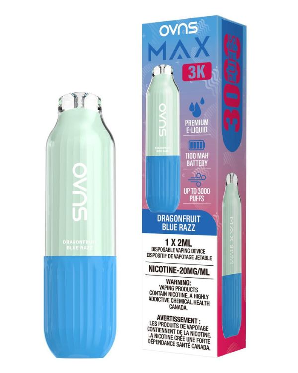OVNS Max 3K - Dragon Fruit Blue Razz