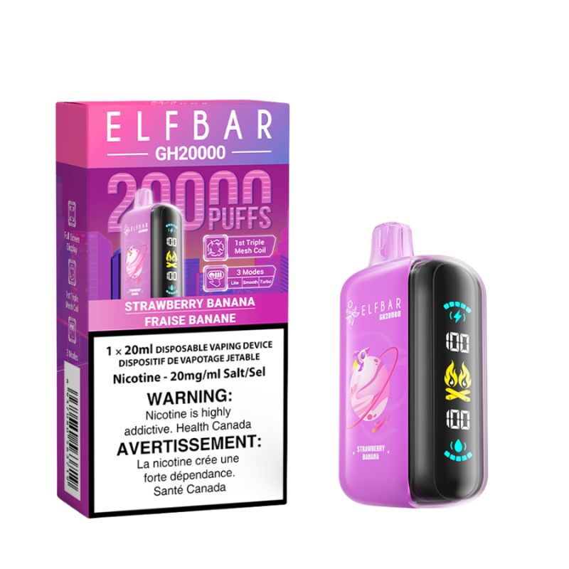 ELF BAR GH 20k STRAWBERRY BANANA