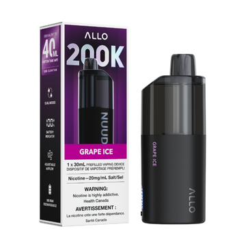Allo Nuud 200K - Grape Ice
