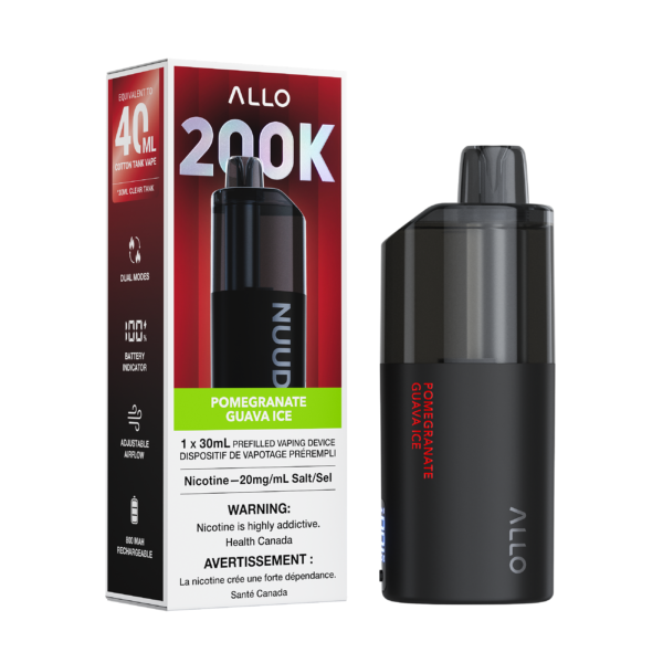 Allo Nuud 200K - Pomegranate Guava Ice