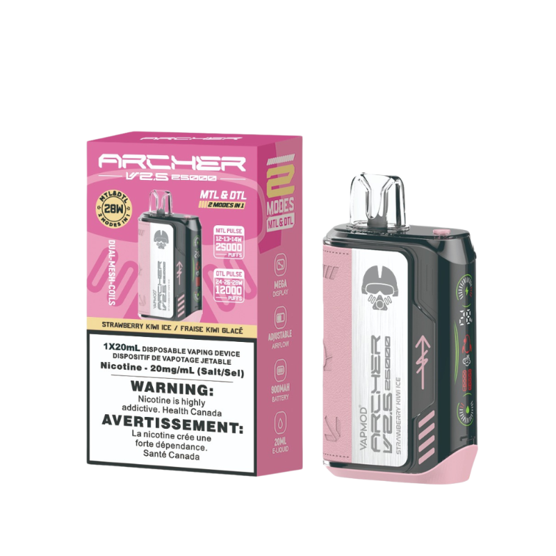 ARCHER VAPMOD 25k STRAWBERRY KIWI ICE