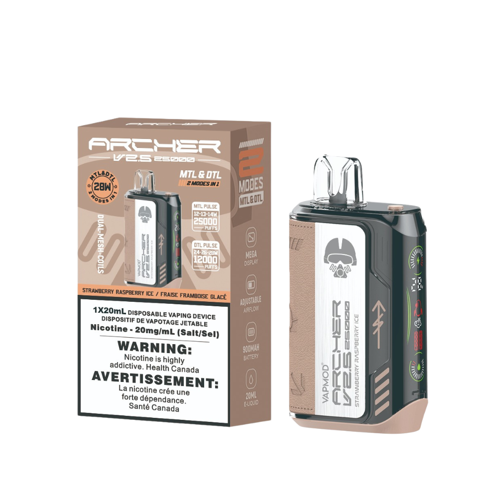 ARCHER VAPMOD 25k StrawberryRASPBERRY ICE