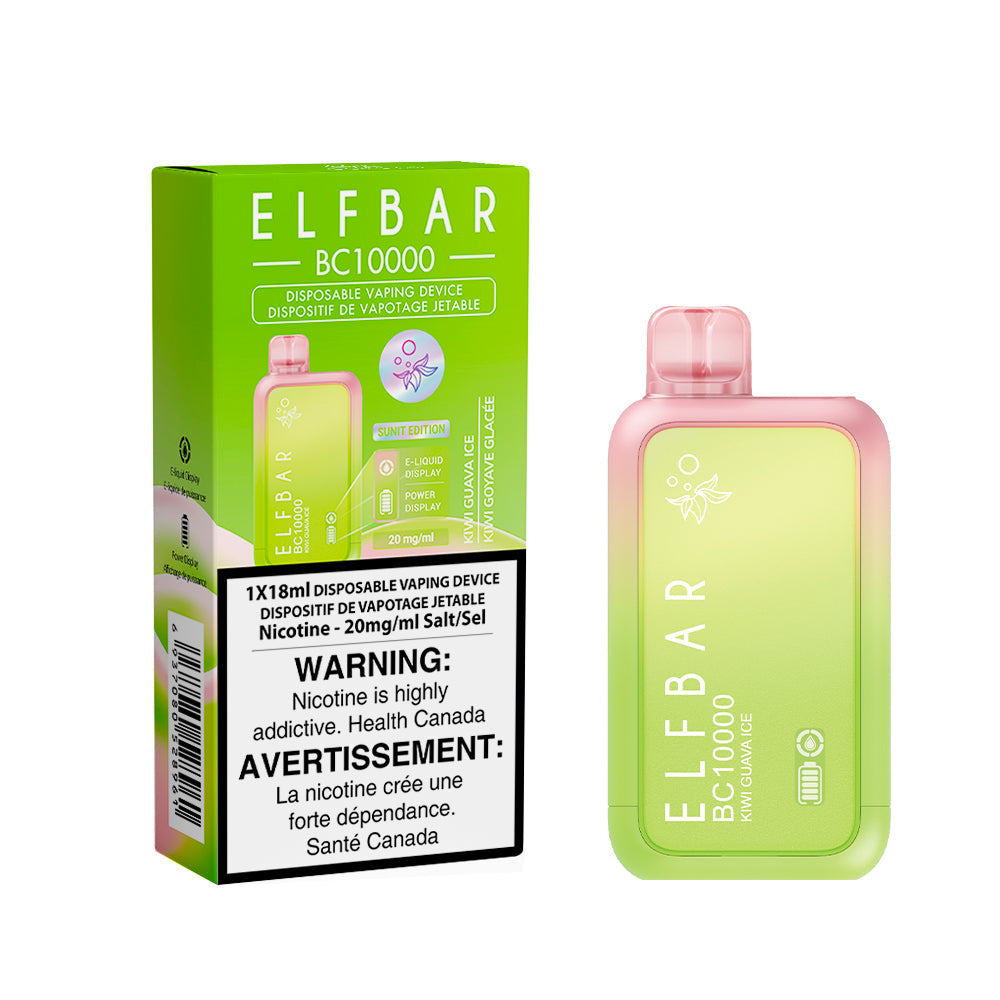 Elfbar BC 10000 - Kiwi Guava Ice