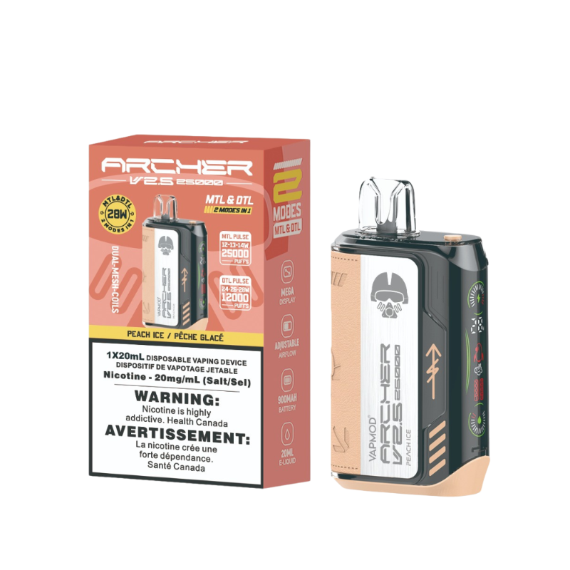 ARCHER VAPMOD 25k PEACH ICE