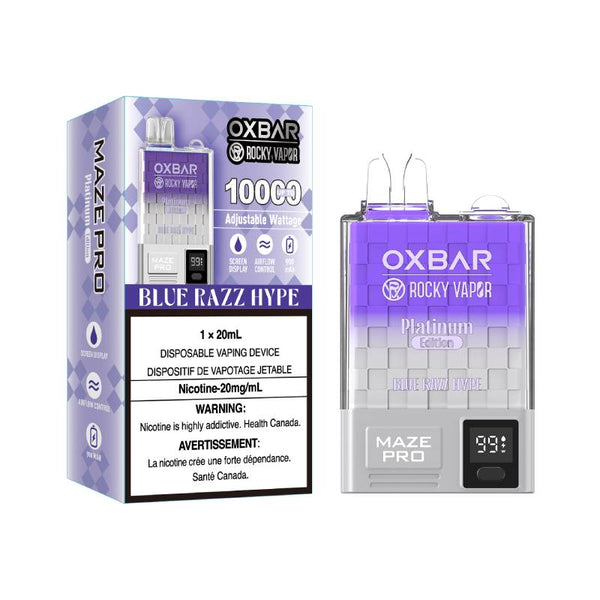 OXBAR MAZE PRO 10K Blue Razz Hype,