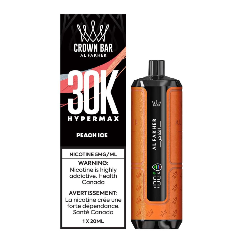 AL FAKHER CROWN BAR 30K PEACH ICE