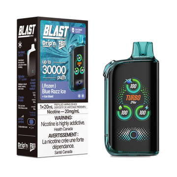 Drip'n Blast 30K Blue Razz Ice