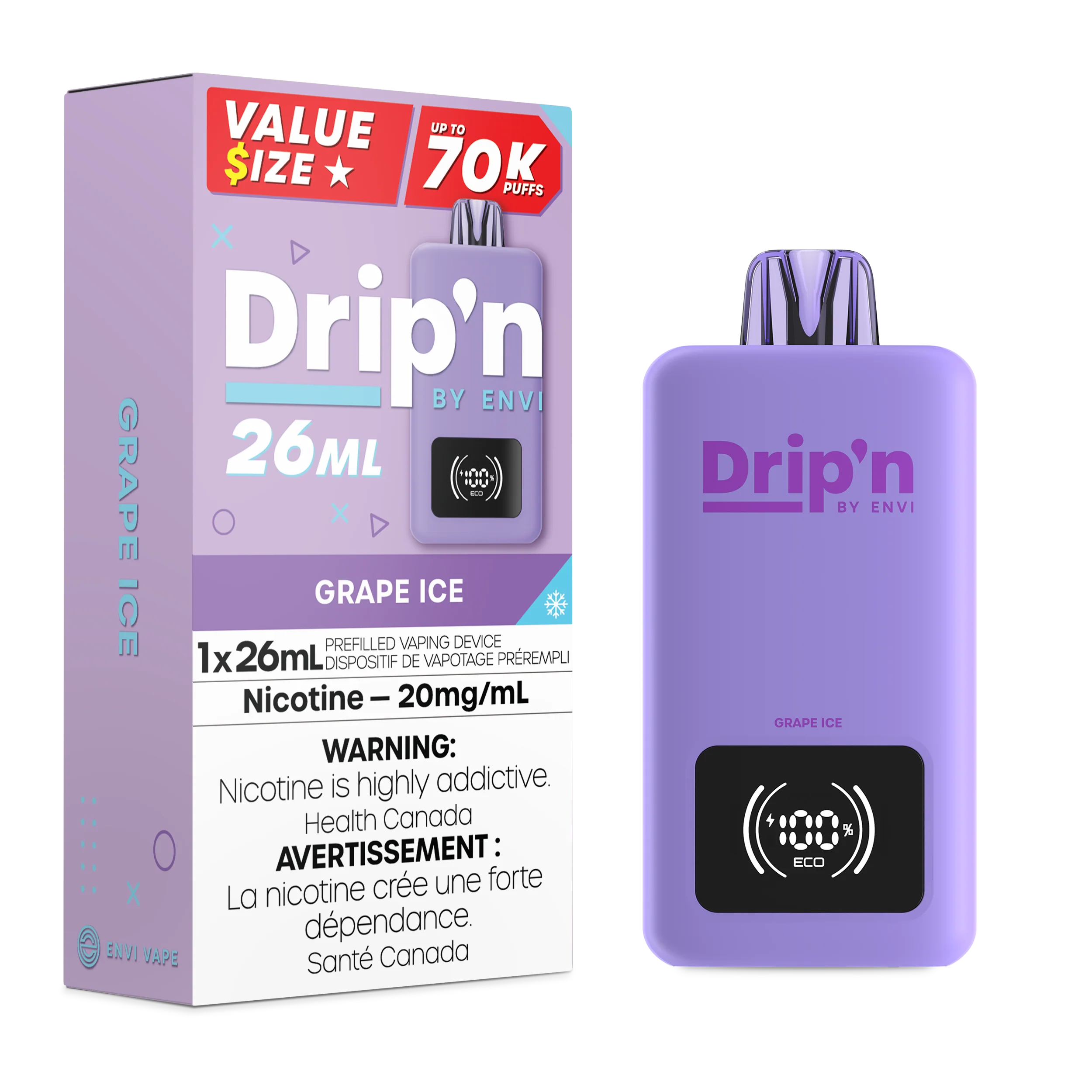 DRIP'N 70K Grape Ice