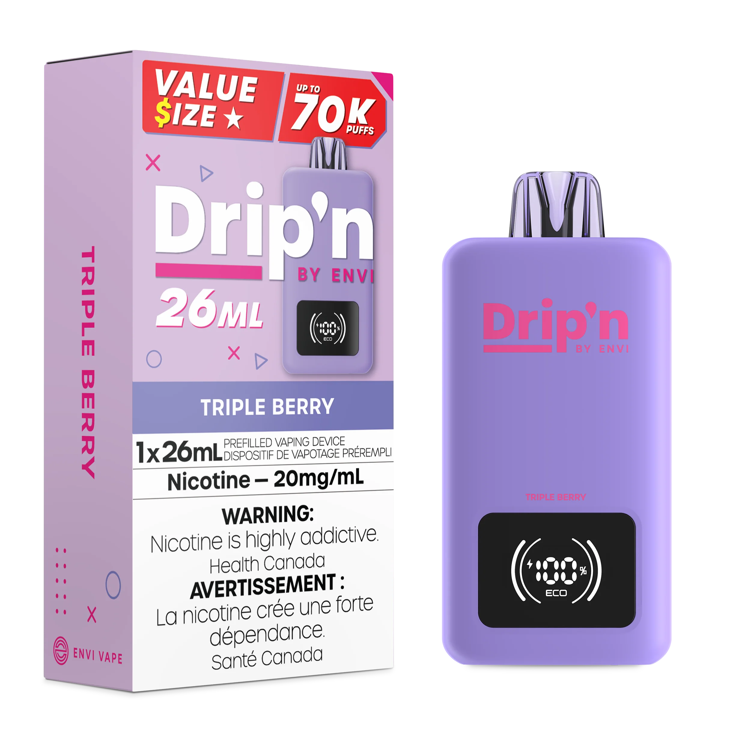 DRIP'N 70K Triple berry