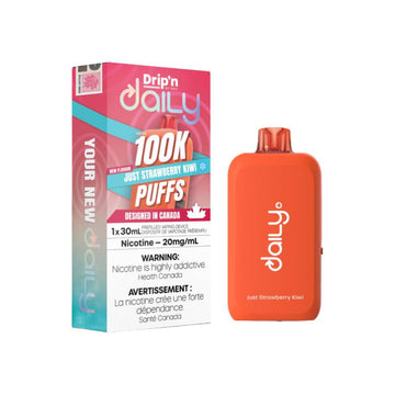 DRIP’N DAILY 100K - Just Strawberry Kiwi