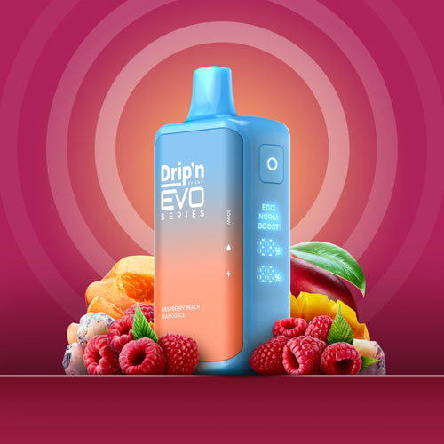 DRIP’N EVO 28K Raspberry Peach Mango Ice