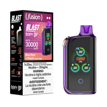 Drip'n Blast 30K Blue Razz + Peach