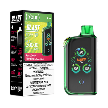 Drip'n Blast 30K Raspberry blast ice (sour)