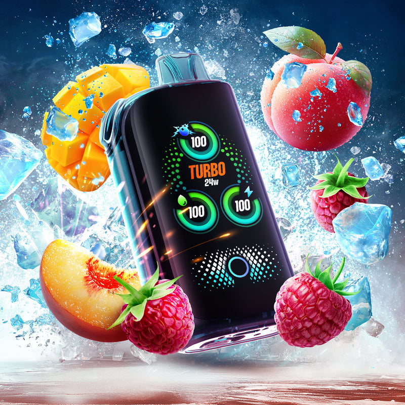 Drip'n x Fasta Blast Frozen Raspberry Peach Mango Ice