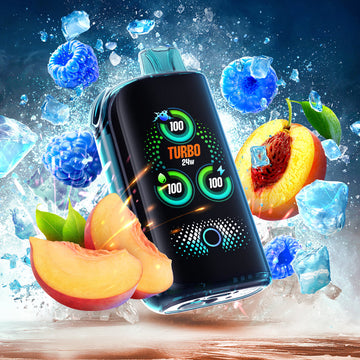 Drip'n x Fasta Blast Frozen Peach Blue Razz Ice