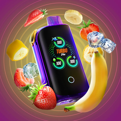 Drip'n x Fasta Blast Fusion Banana Ice + Strawberry