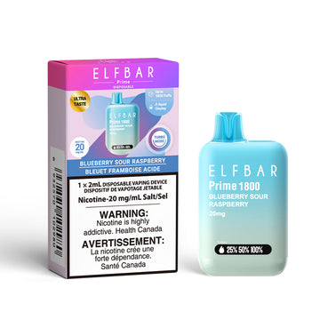 ELFBAR PRIME 1800 – Blueberry Sour Raspberry