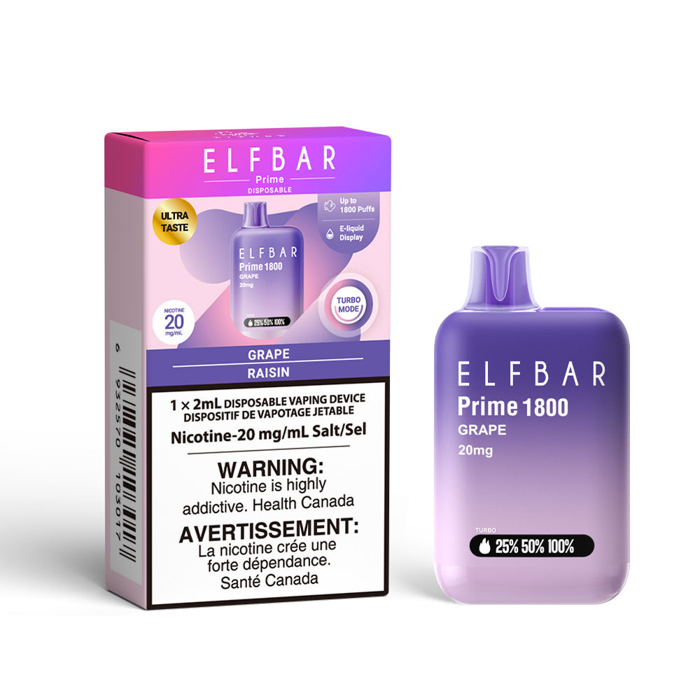 ELFBAR PRIME 1800 – Grape