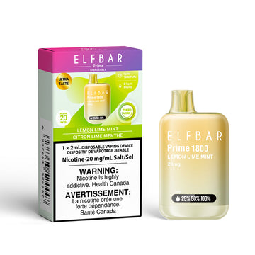 ELFBAR Prime 1800 - Lemon lime mint