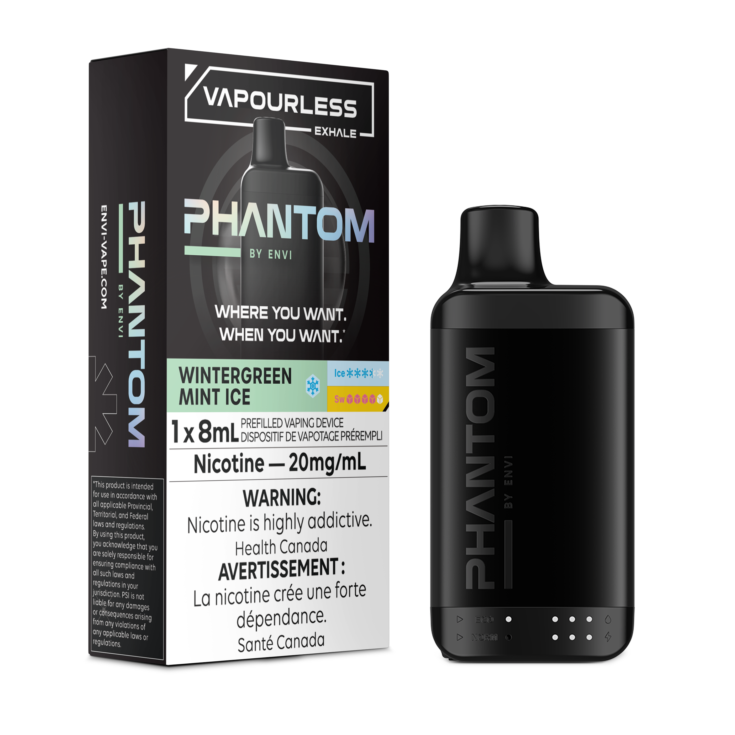 PHANTOM ENVI Wintergreen Mint Ice
