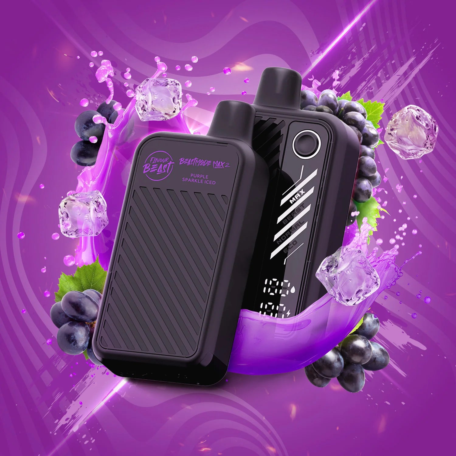 Flavour Beast Beast Mode Max 2 Purple Sparkle