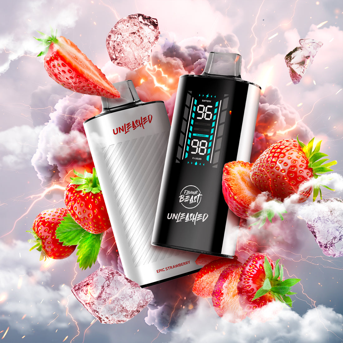 FLAVOUR BEAST UNLEASHED DCP 20k Strawberry