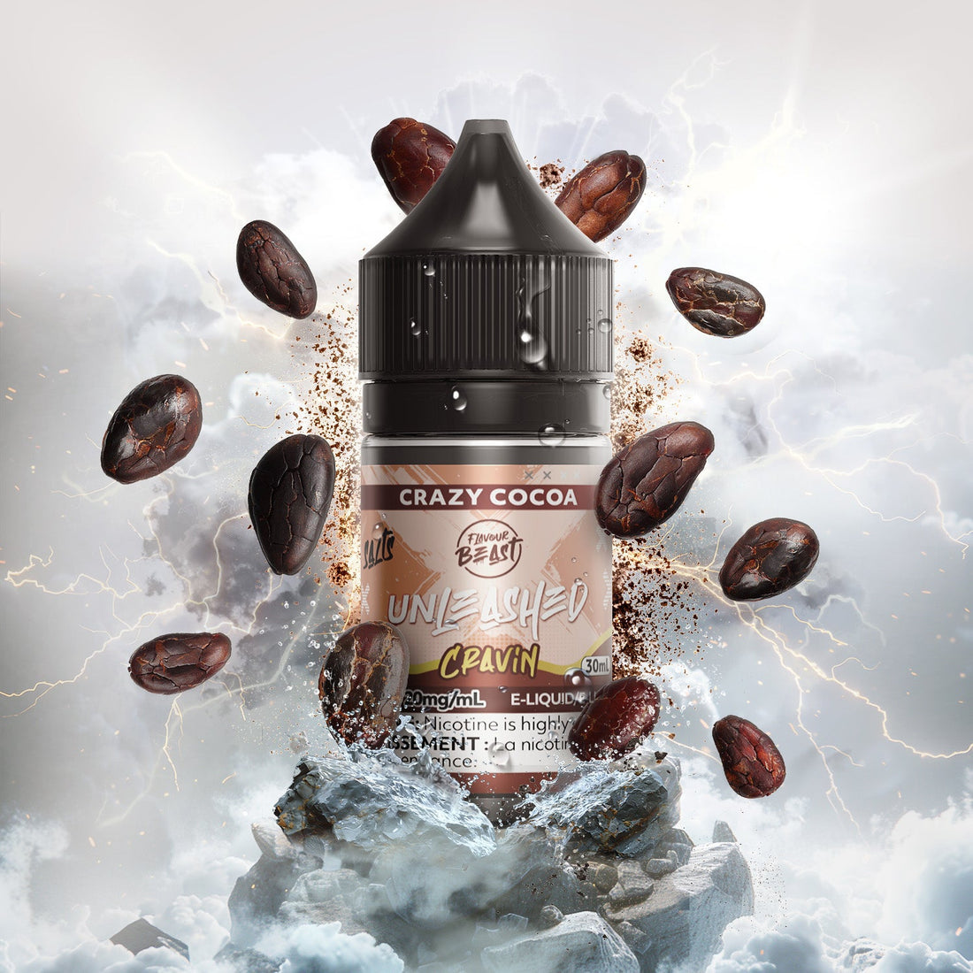 SALTBASE Flavour Beast E-Liquid - Unleashed Cravin Crazy Cocoa