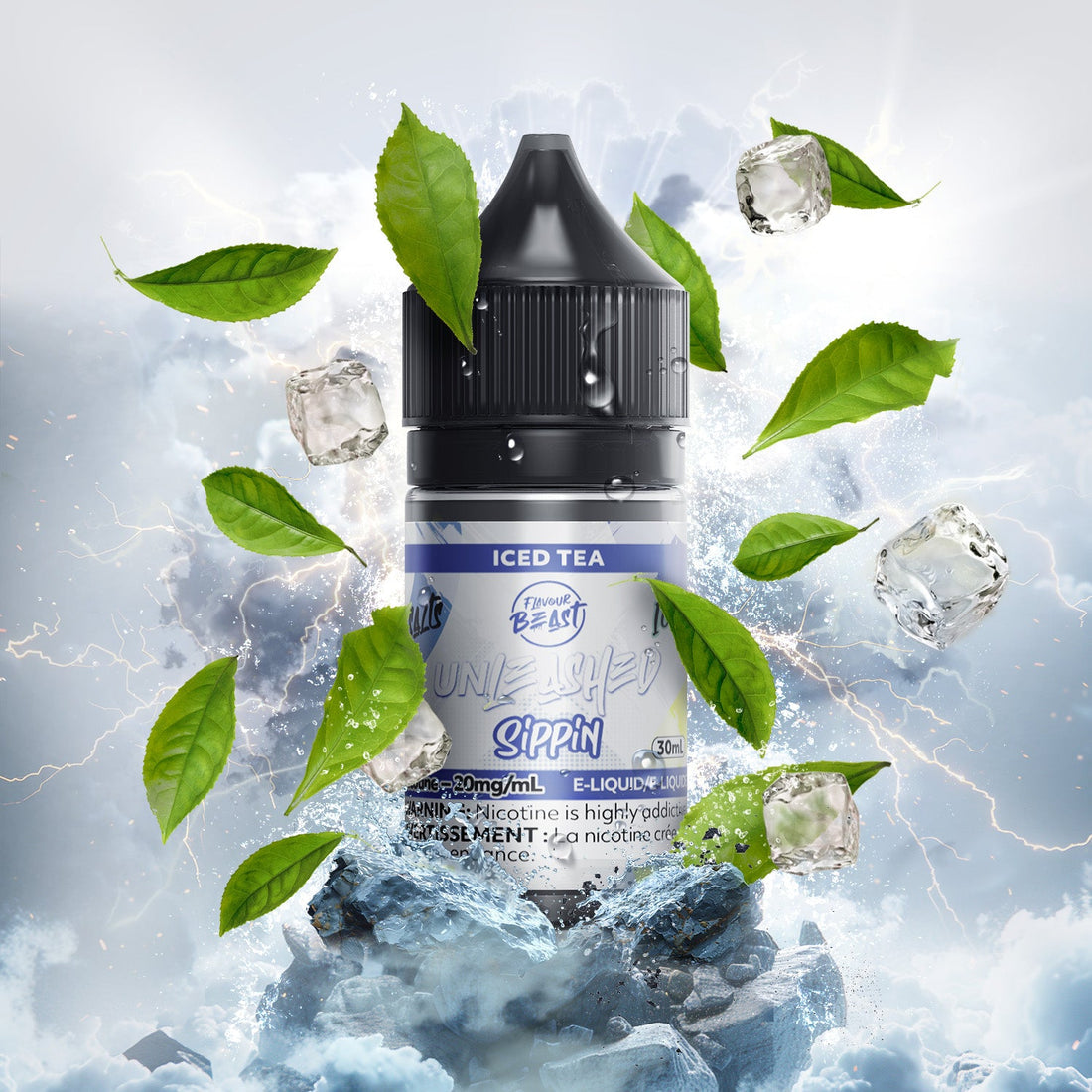 SALTBASE Flavour Beast E-Liquid Unleashed Sippin Iced Tea