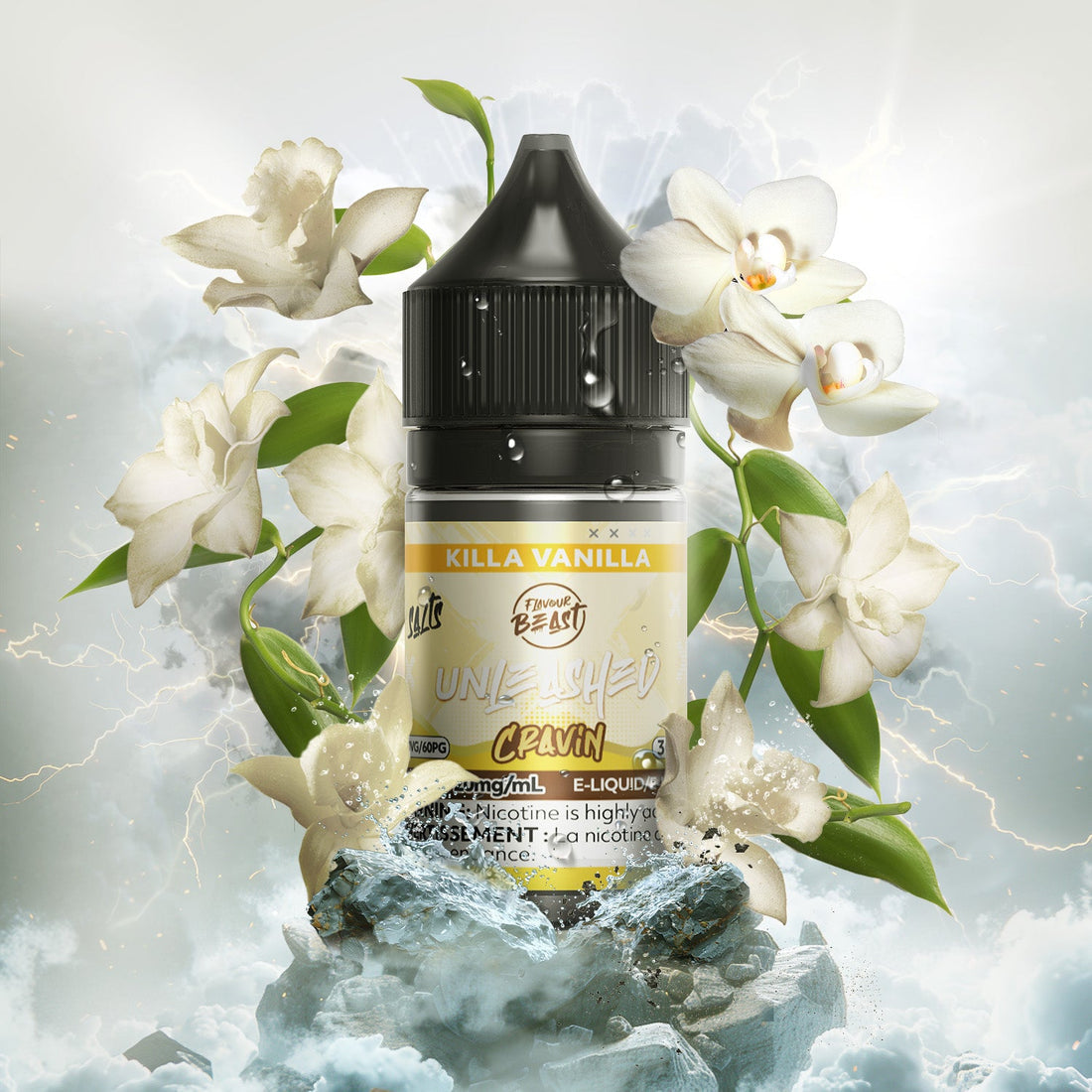 SALTBASE Flavour Beast E-Liquid - Unleashed Cravin Killa Vanilla