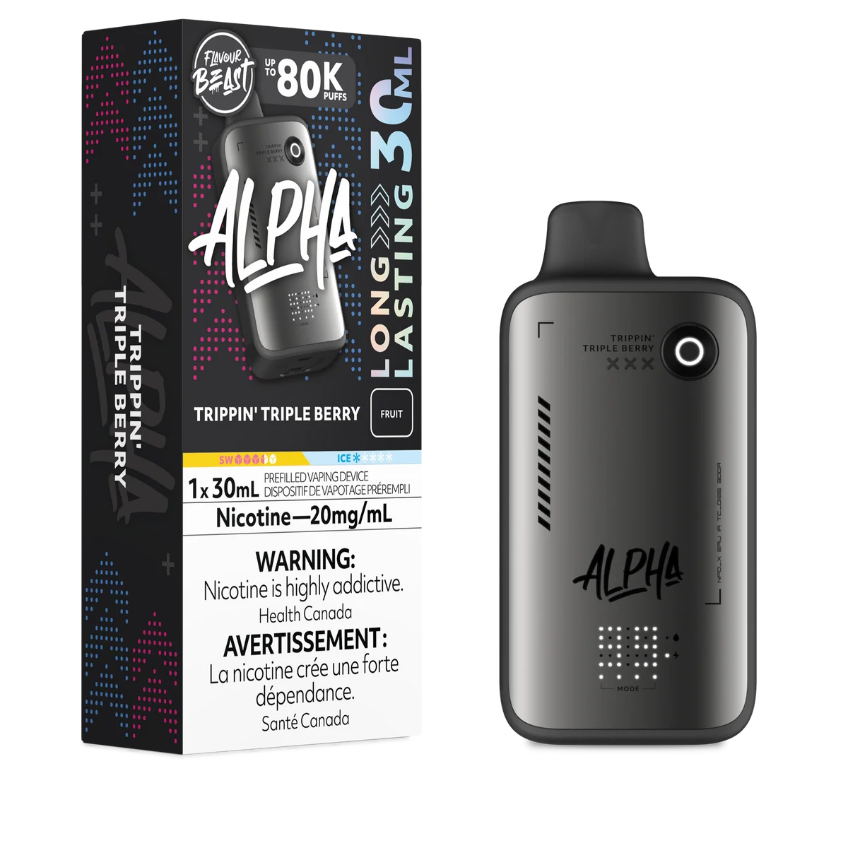FB ALPHA NICOTINE FREE - Tripin Tripple Berry