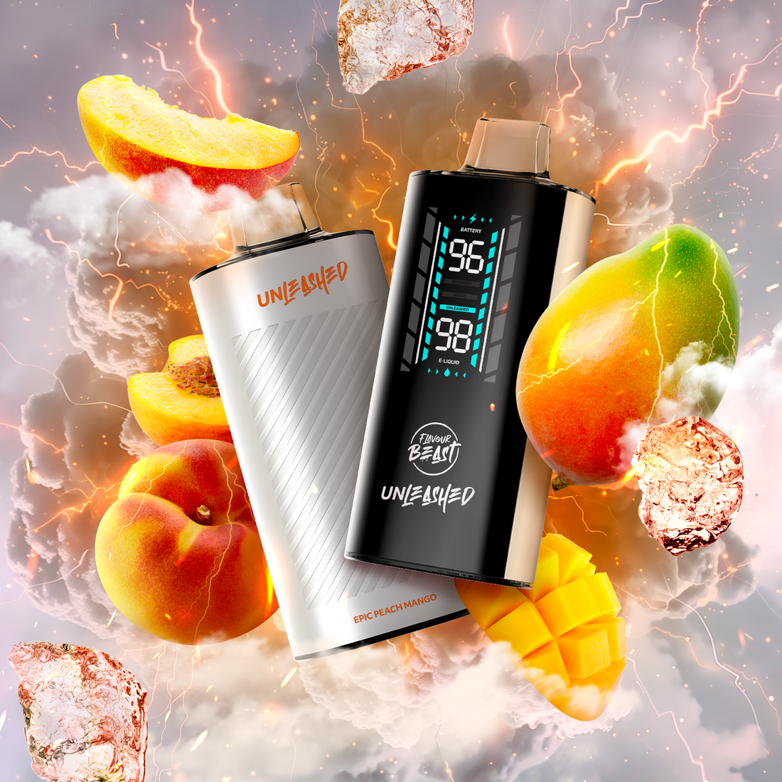 FLAVOUR BEAST UNLEASHED DCP 20k PEACH MANGO
