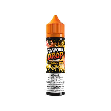 Flavour Drop Freebase 60ml - Strawnana Chill