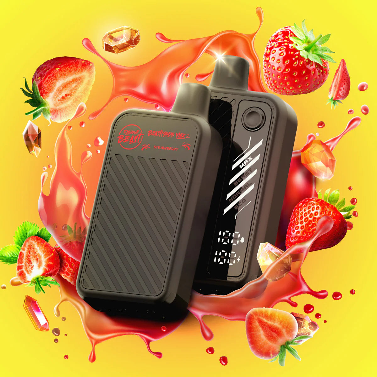 Flavour Beast Beast Mode Max 2 Gushin strawberry