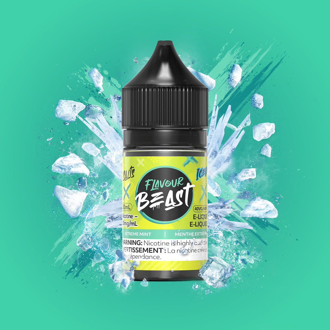 SALTBASE FLAVOUR BEAST EXTREME MINT ICED